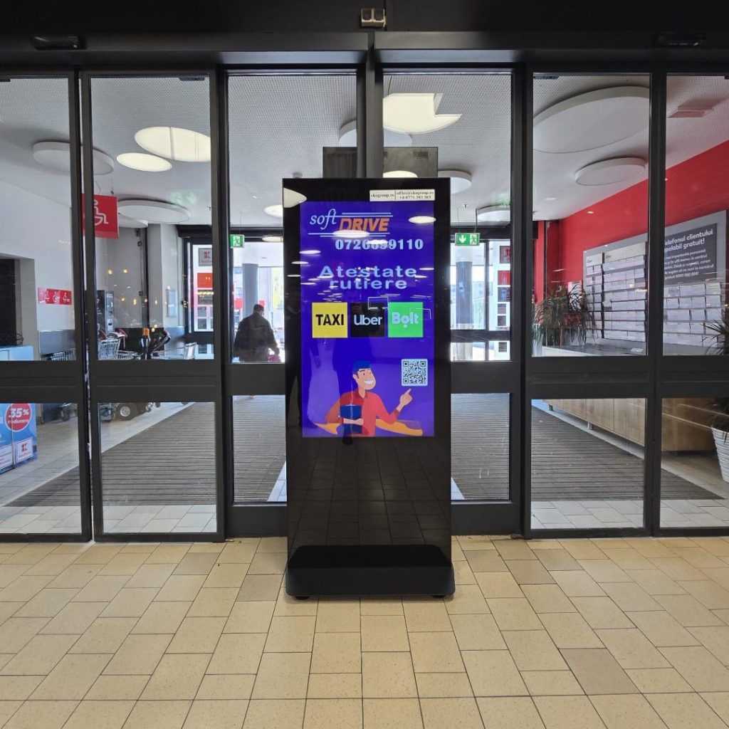 Reteaua-Digitala-Indoor-DOOH-KAUFLAND-Pitesti-Gavana-2